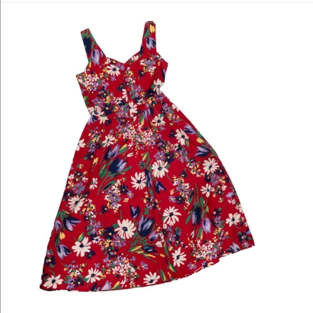 Vintage Floral Handmade Dress